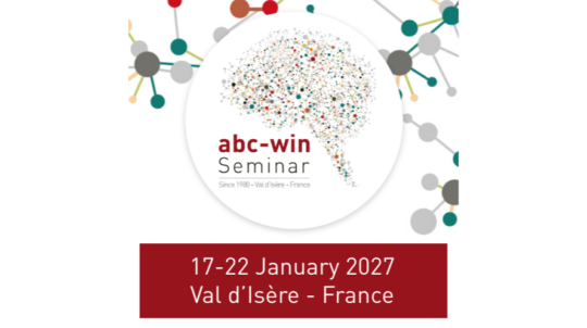 ABC-WIN Seminar 2027, 17 to 22 January 2027, Val d’Isère